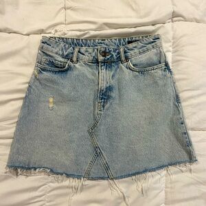 All Saints denim skirt